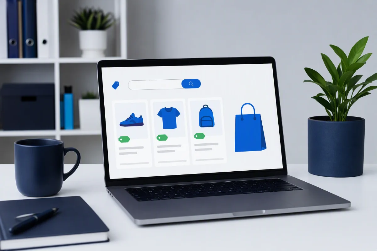 Anuncios de Google Shopping mostrando productos con foto y precio
