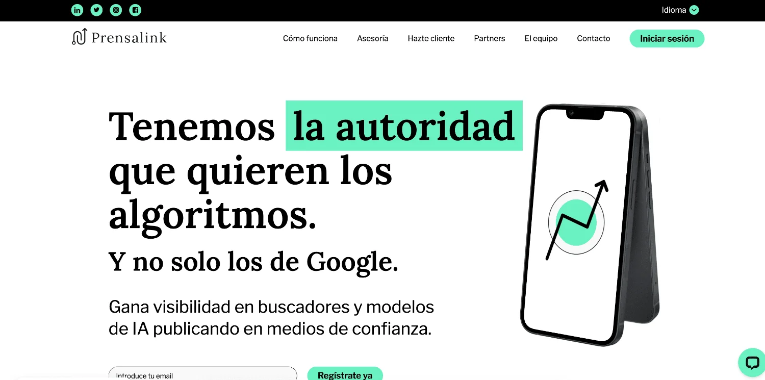 Prensalink medios