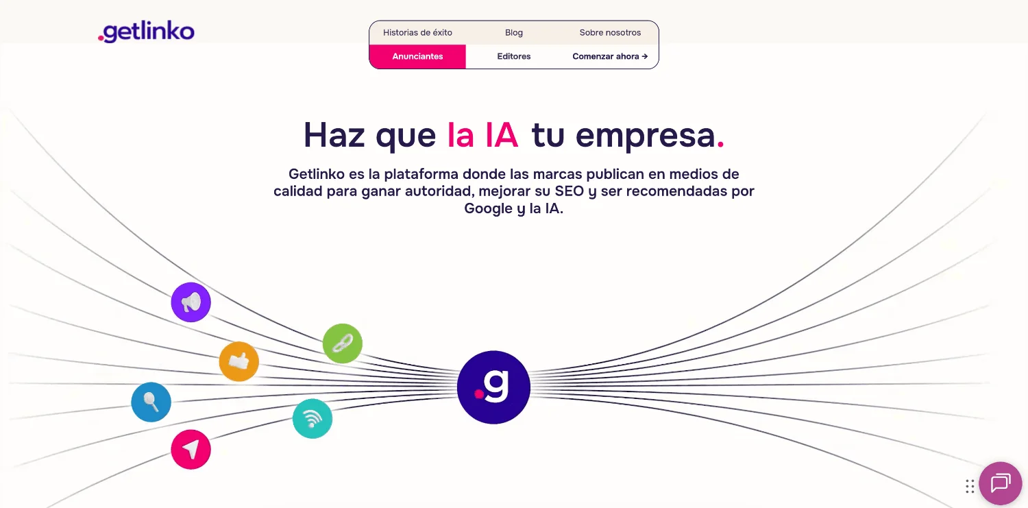 Getlinko herramienta